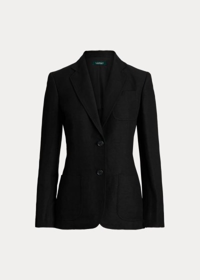 Blazer Ralph Lauren Mujer Negros - Twill - RMKJL3024